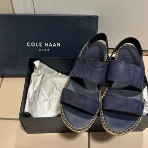 Cole Haan Navy Espadrilles.